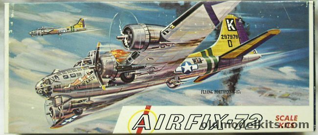 Airfix 1/72 B-17G Flying Fortress Craftmaster Issue, 1-129 plastic model kit
